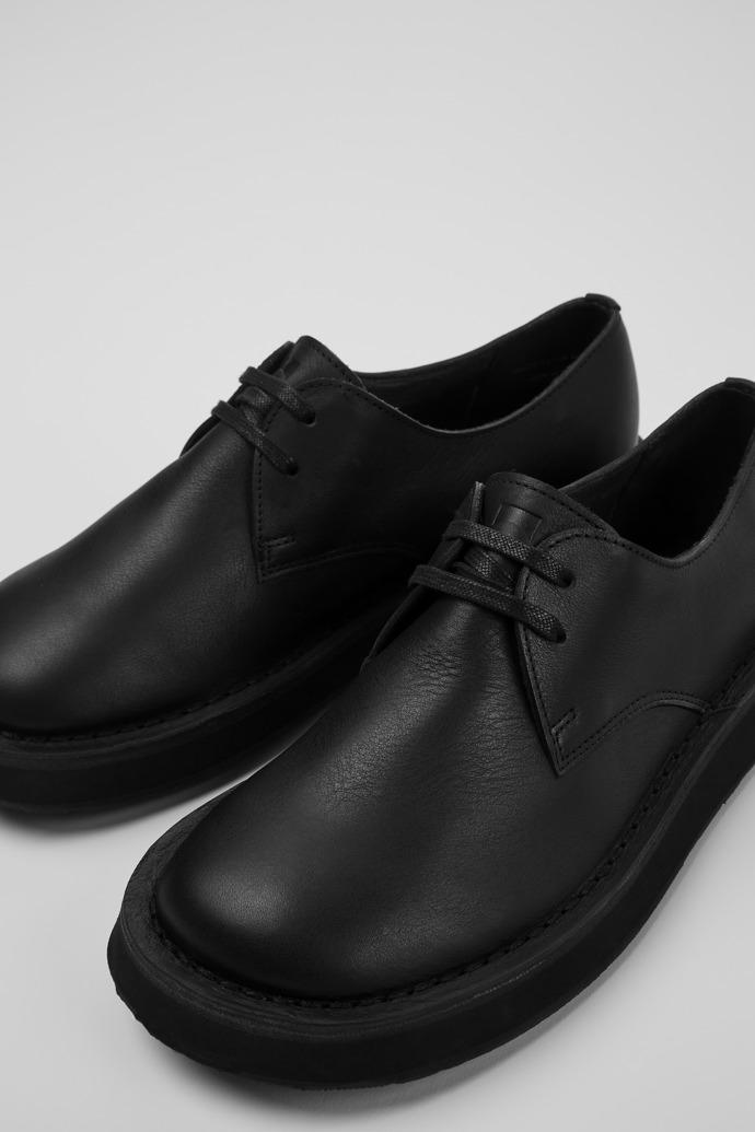 Brothers Polze Black leather shoes for women by CAMPER
