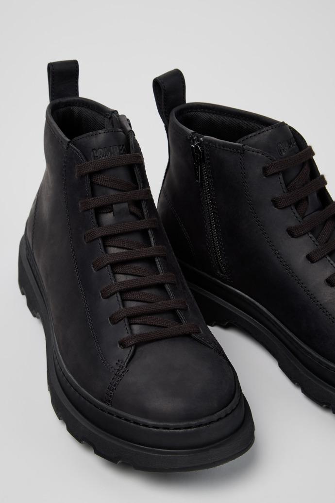 Brutus+ Black Nubuck Ankle Boots for Men. by CAMPER