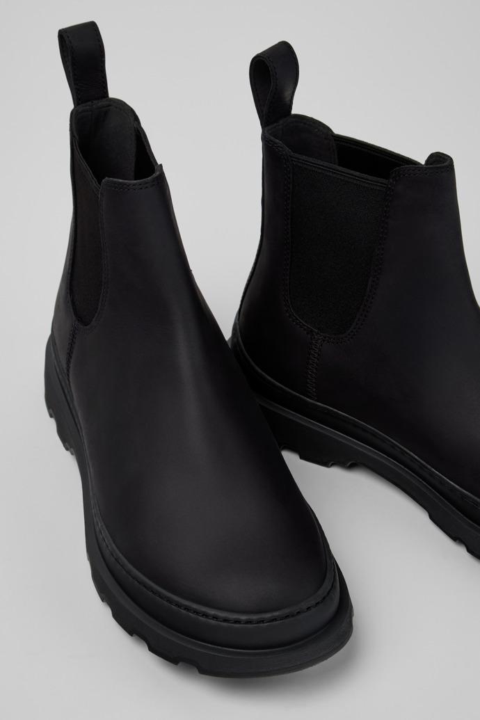 Brutus+ Black Nubuck Ankle Boots for Men. by CAMPER