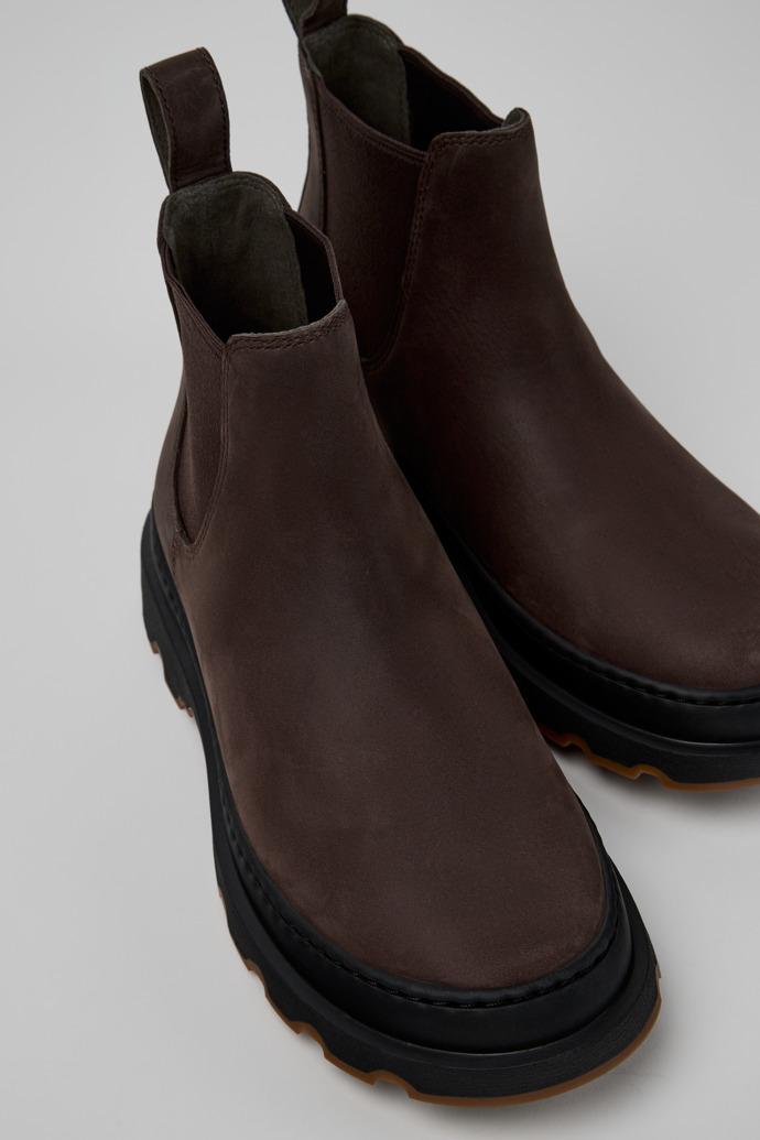 Brutus+ Brown Nubuck Ankle Boots for Women. by CAMPER
