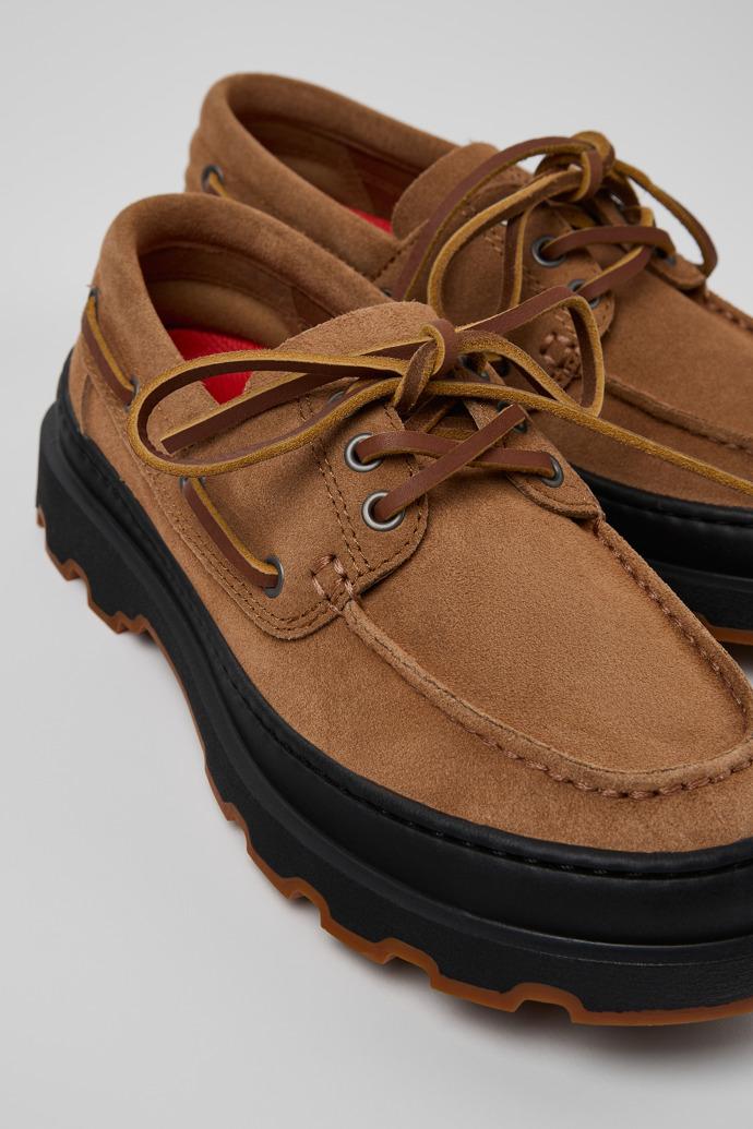 Brutus+ Brown Nubuck Shoes for Women. by CAMPER