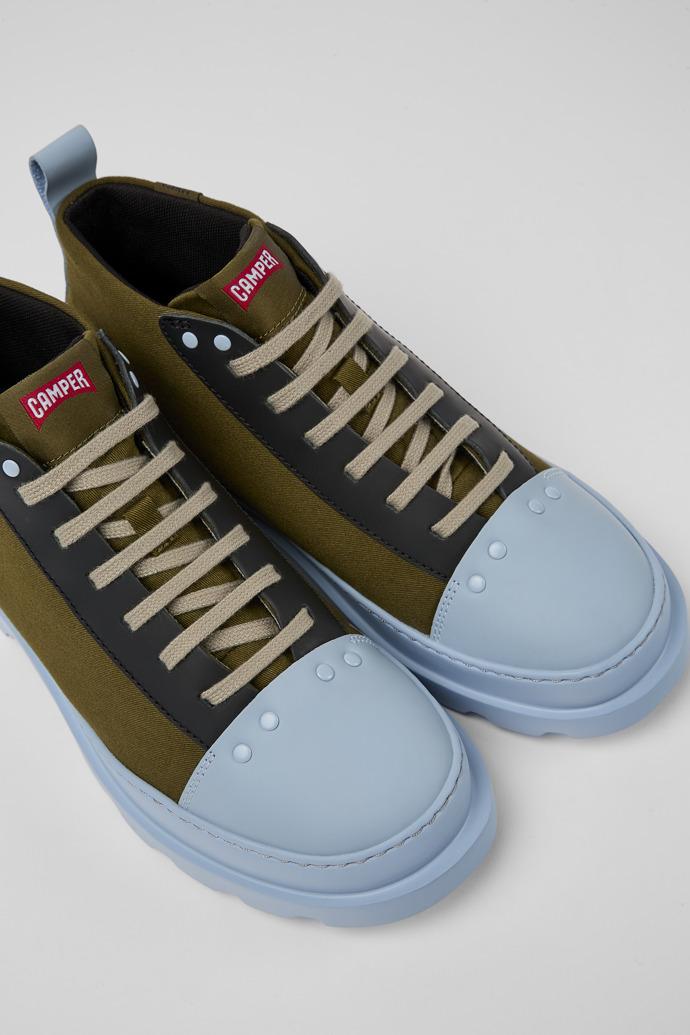 Brutus Green, blue, and black shoes for women by CAMPER