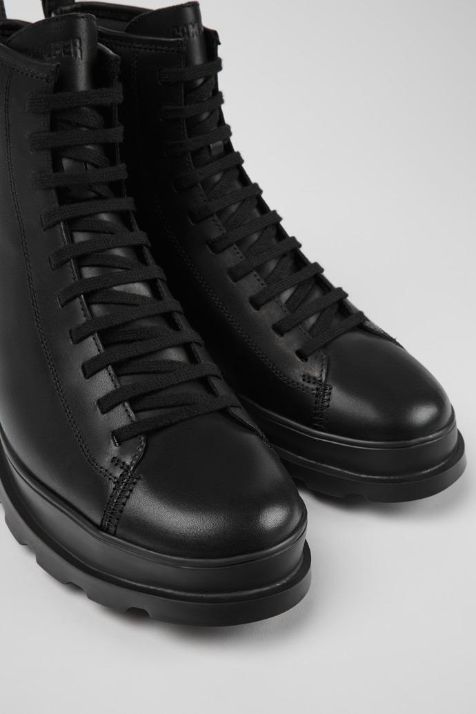 Brutus HYDROSHIELD® Black medium lace boot for men by CAMPER