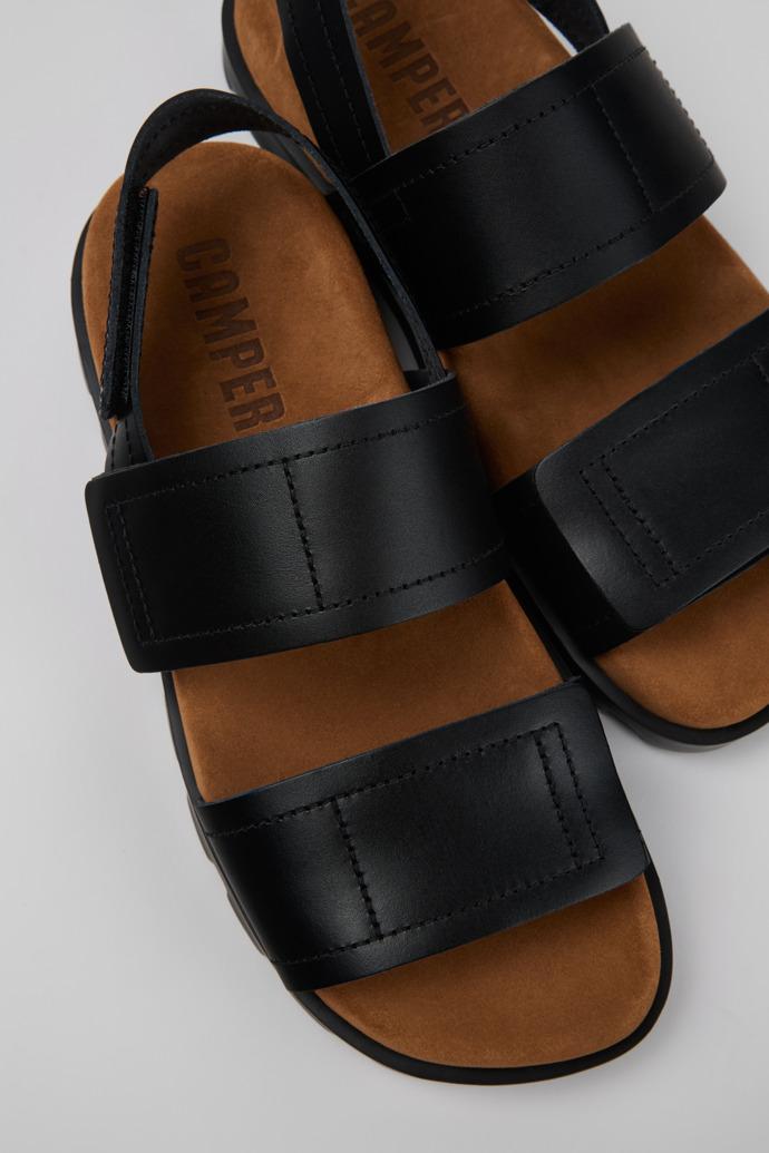Brutus Sandal Black Leather Sandals for Women. by CAMPER