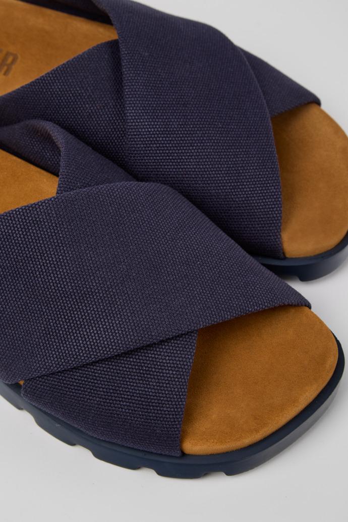 Brutus Sandal Blue recycled cotton sandals for men by CAMPER