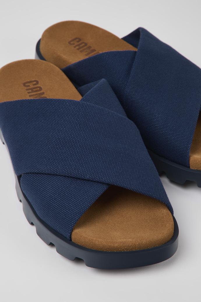 Brutus Sandal Blue recycled cotton sandals for men by CAMPER
