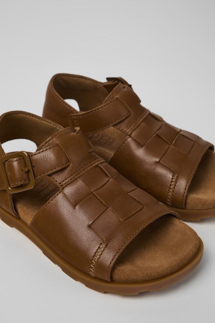 Brutus Sandal Brown Leather Sandal by CAMPER
