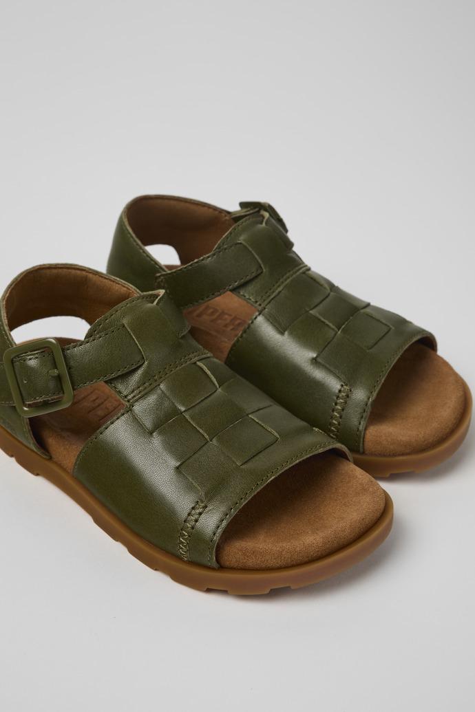 Brutus Sandal Green Leather Sandal by CAMPER