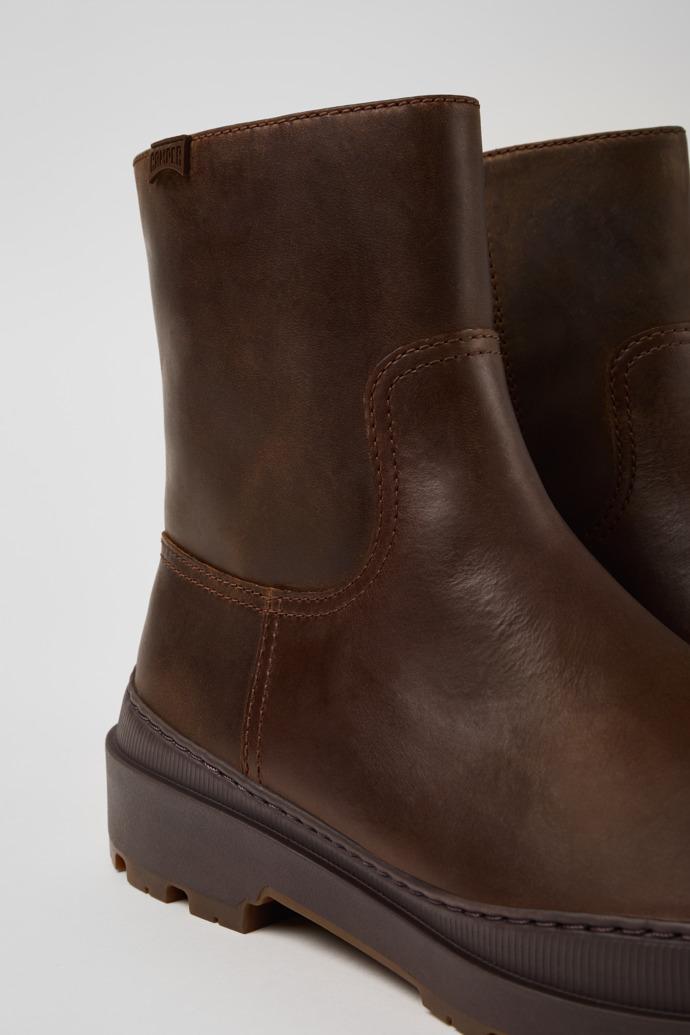 Brutus Trek Brown nubuck boots for men by CAMPER