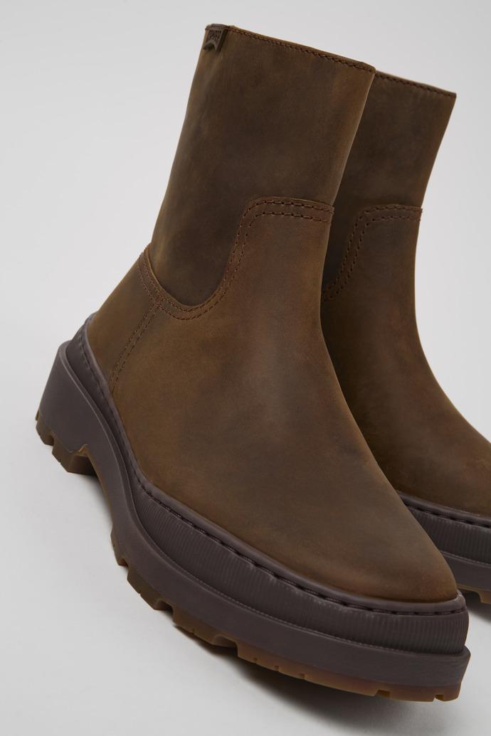 Brutus Trek Brown nubuck boots for women by CAMPER