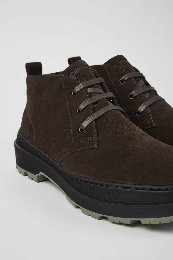 Brutus Trek Gray nubuck shoes for men by CAMPER