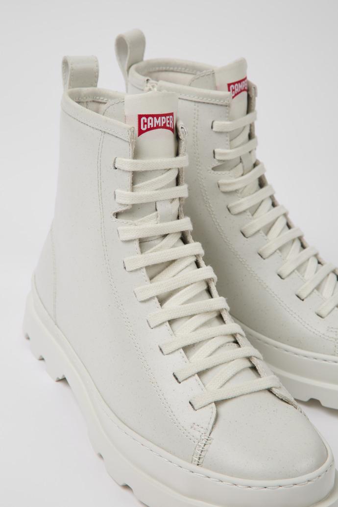 Brutus White MIRUM® ankle boots for women by CAMPER