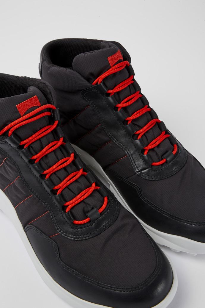 CRCLR Breathable men's black ankle boots by CAMPER