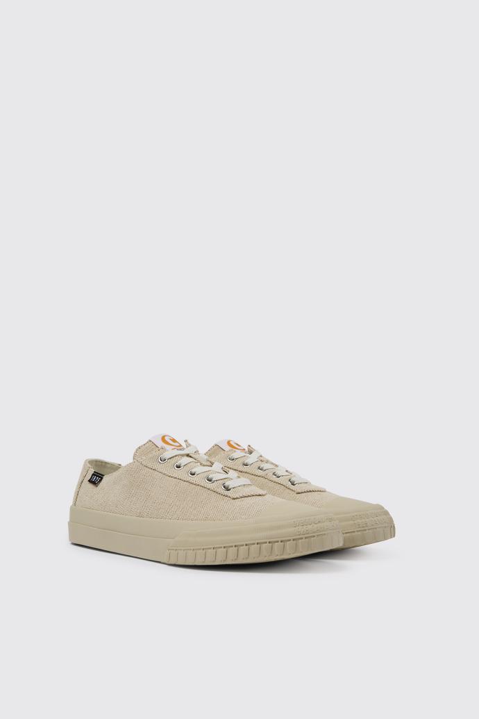 Camaleon Beige recycled hemp and cotton sneakers for men by CAMPER