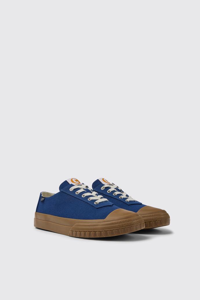 Camaleon Blue recycled cotton sneakers for men by CAMPER