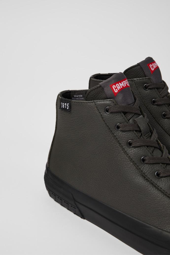 Camaleon Gray leather boots for women by CAMPER