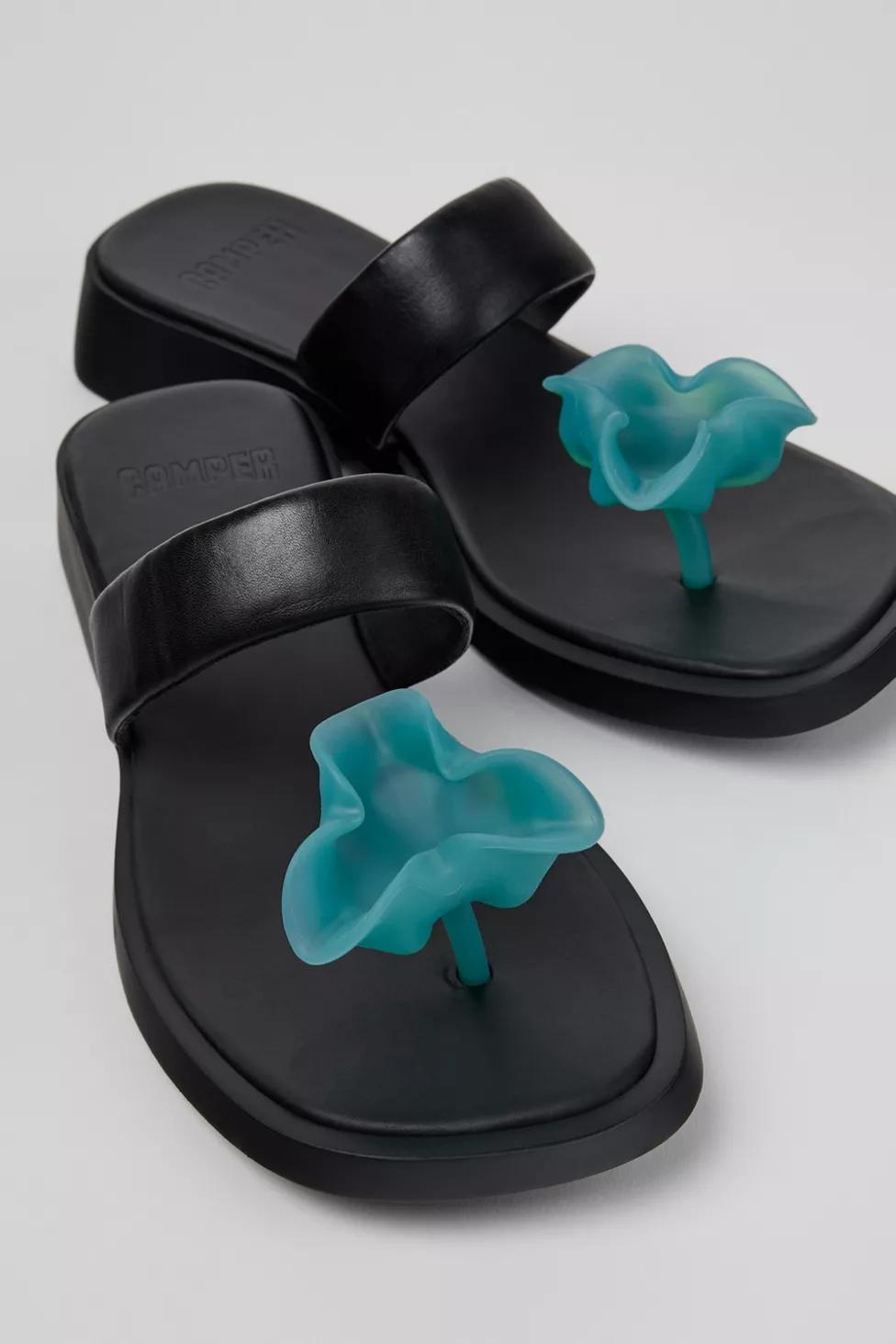Camper Dana Leather Flower Sandal by CAMPER