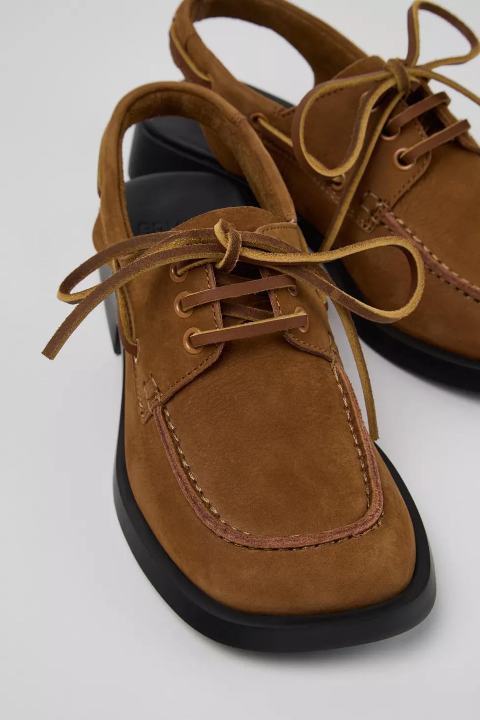 Camper Donna Leather Slingback Boat Shoe by CAMPER