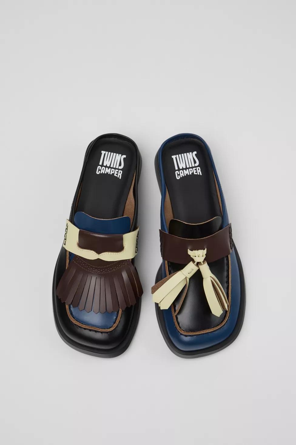 Camper Donna Twins Leather Clog by CAMPER