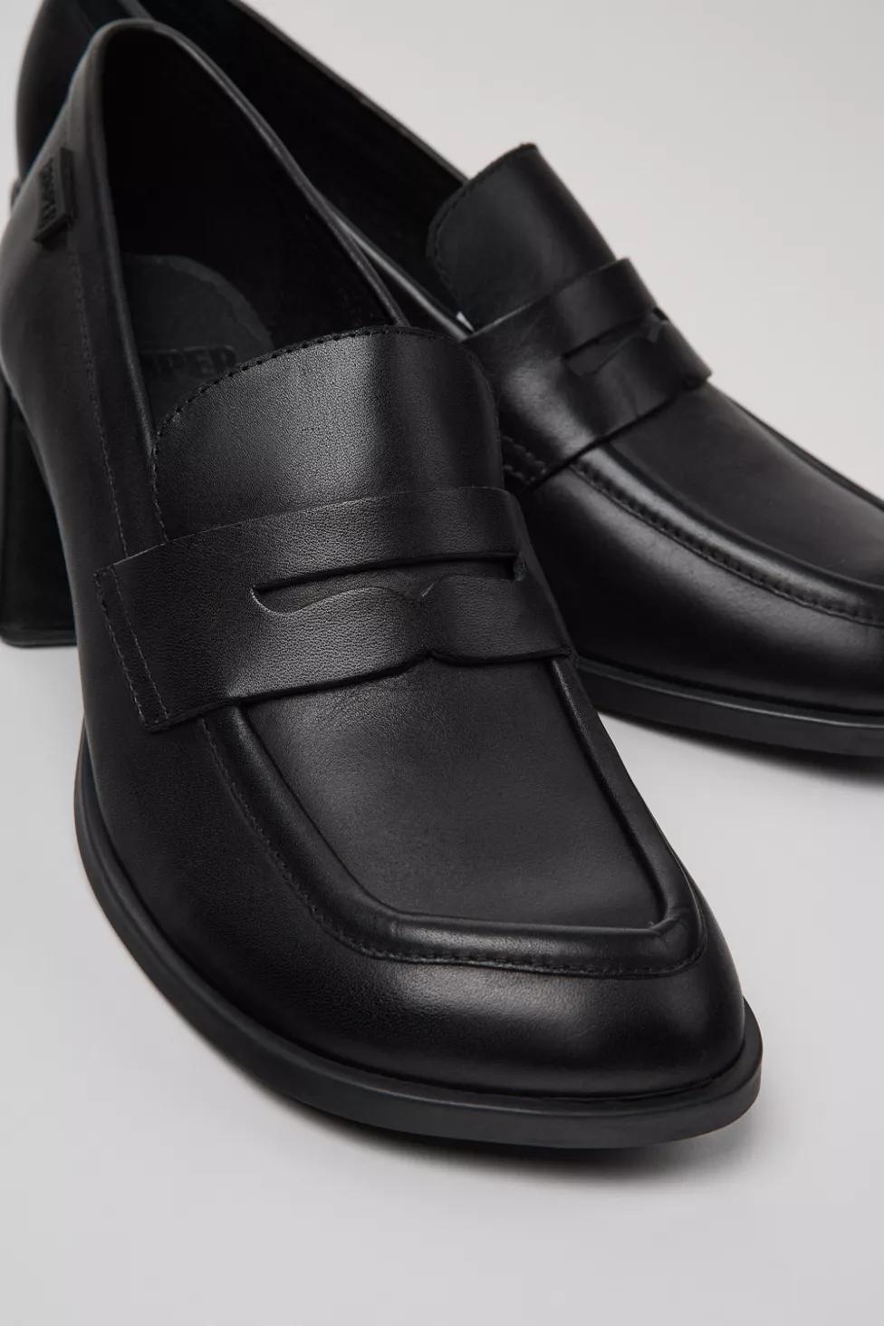 Camper Kora Leather Heeled Loafer by CAMPER
