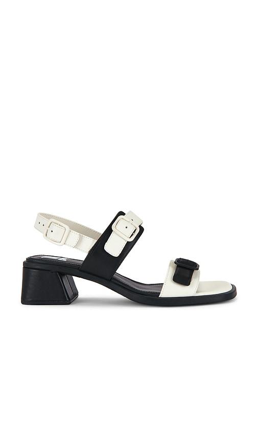 Camper Kora Sandal in Black,White by CAMPER