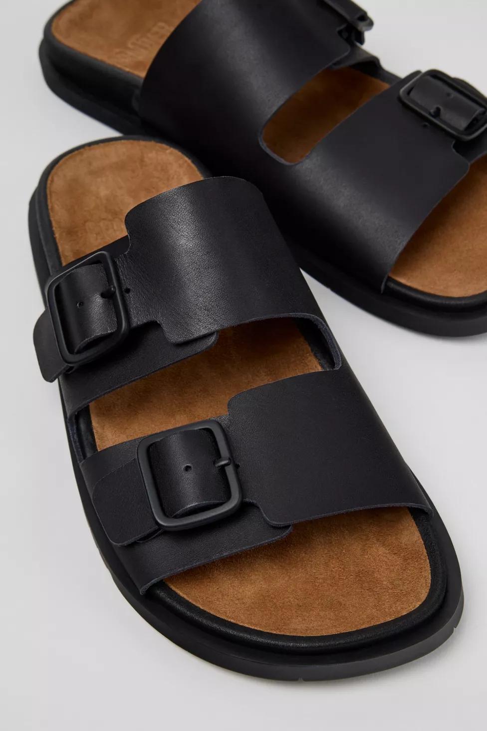 Camper Lluc Leather 2-Strap Sandal by CAMPER
