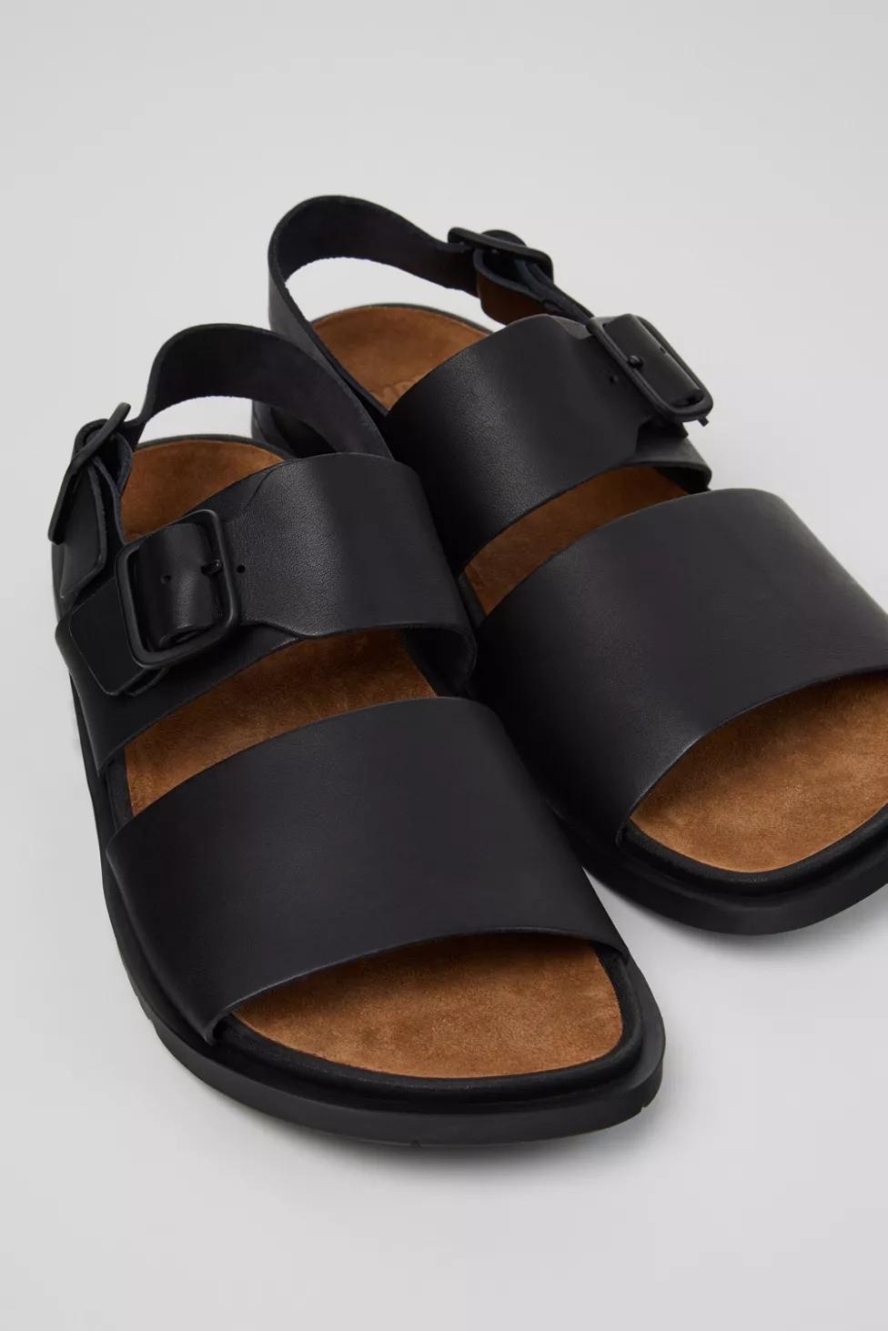 Camper Lluc Leather 2-Strap Sandal by CAMPER