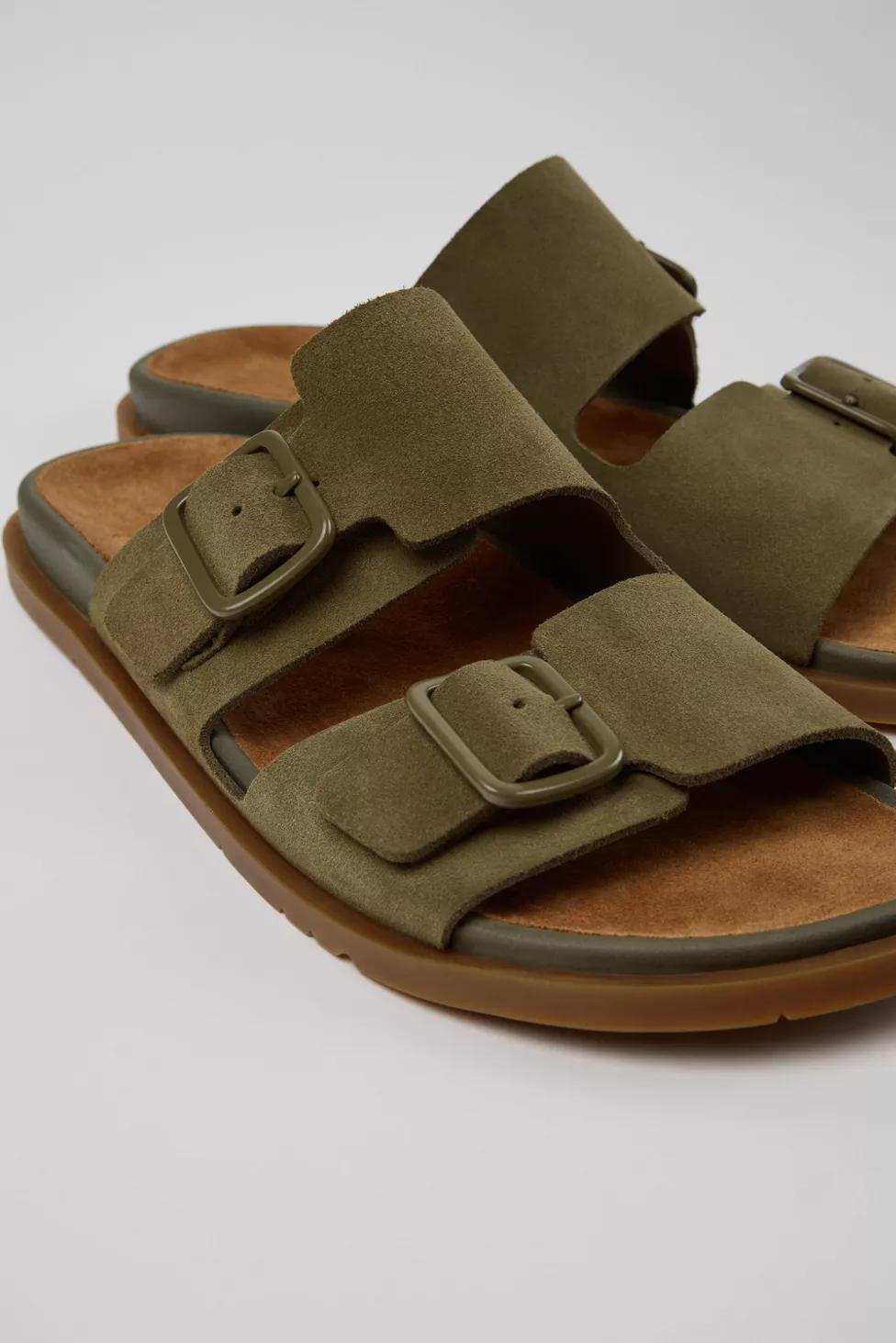 Camper Lluc Leather 2-Strap Sandal by CAMPER