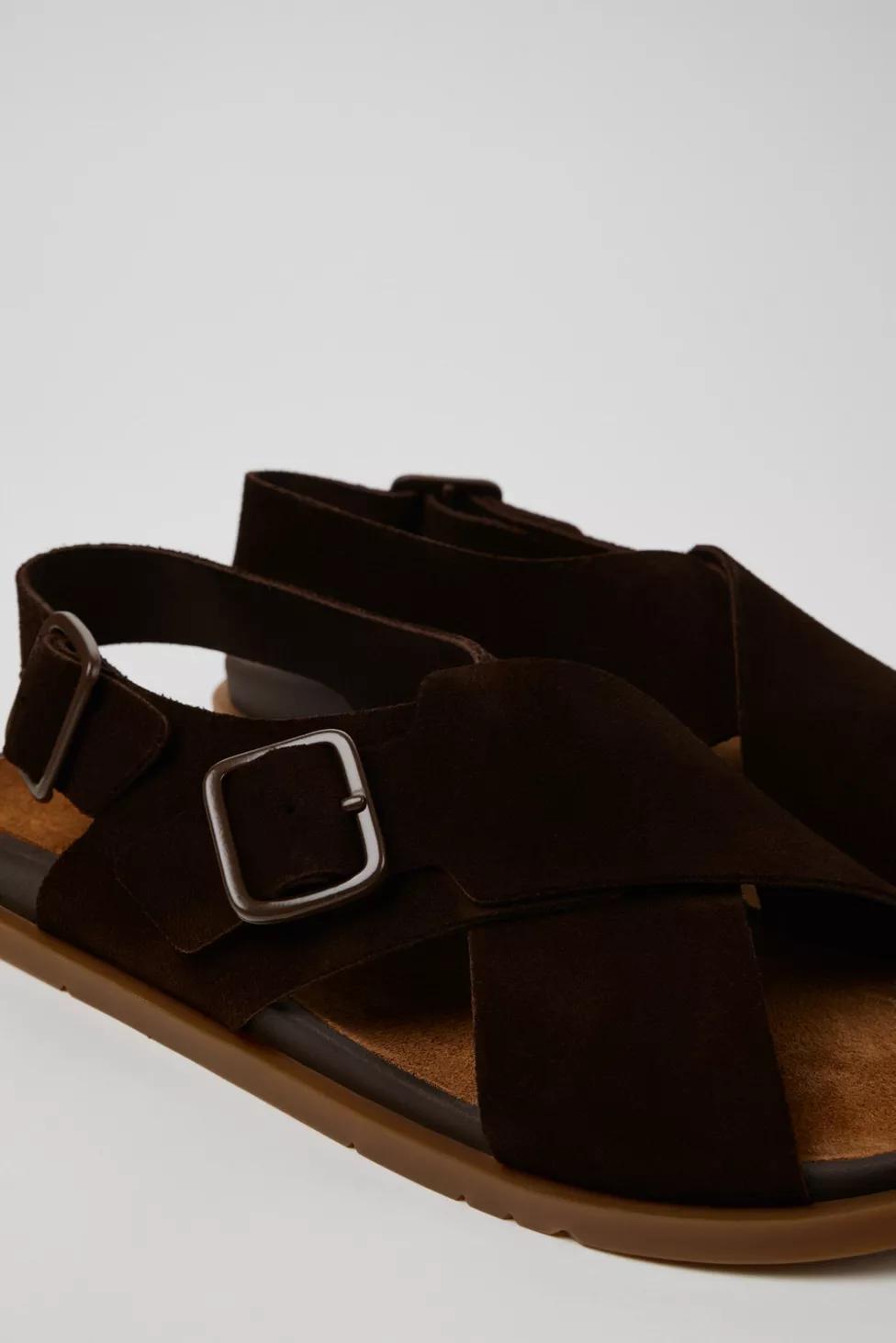 Camper Lluc Leather X-Strap Sandal by CAMPER
