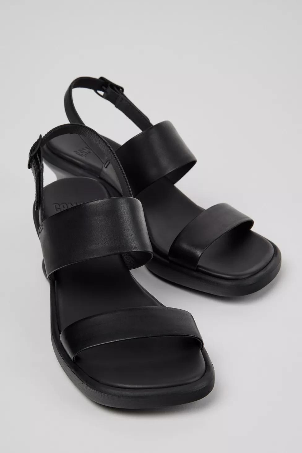 Camper Louise Leather 2-Strap Sandal by CAMPER