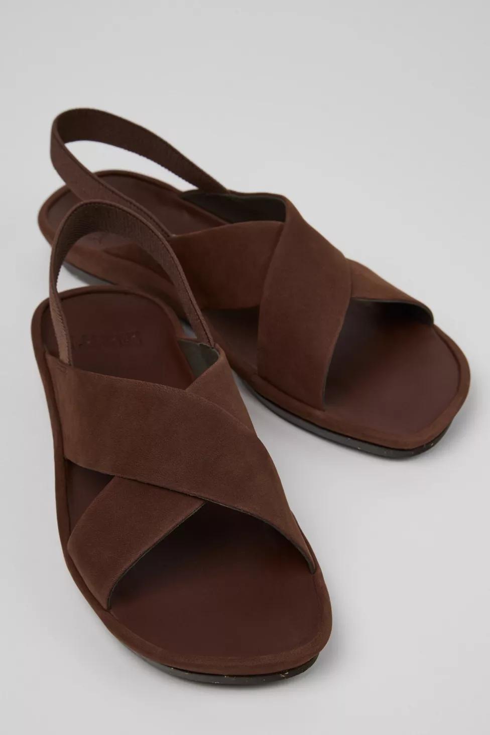 Camper Right Isla Leather X-Strap Sandal by CAMPER