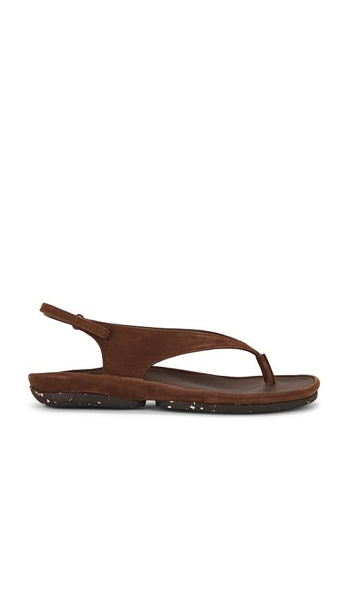 Camper Right Isla Sandal in Brown by CAMPER