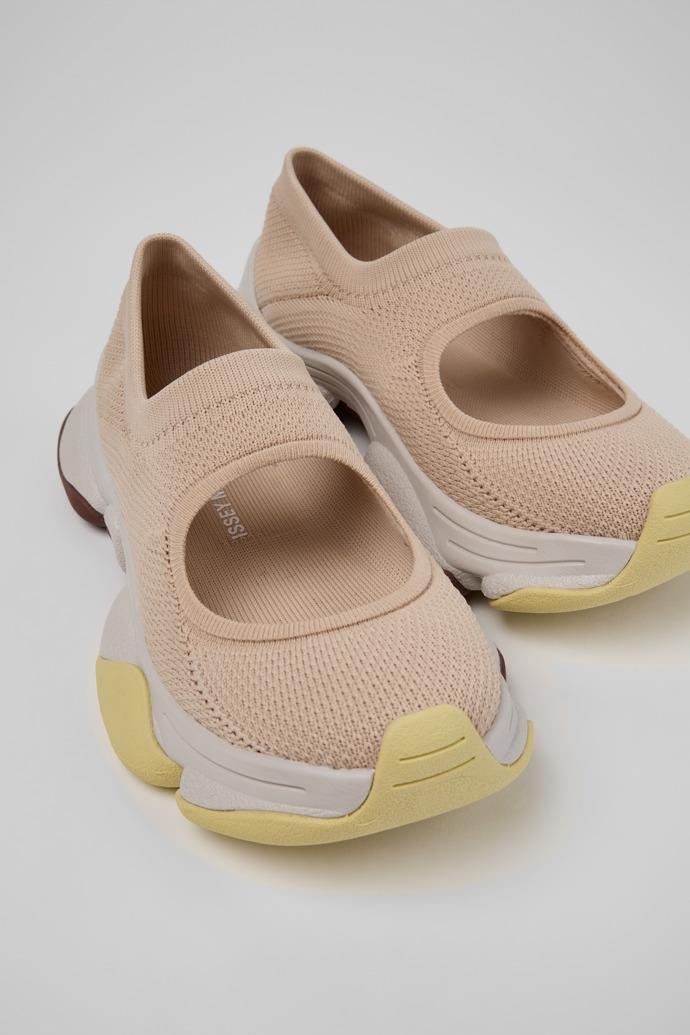 Camper x ISSEY MIYAKE - Karst Finch Beige Recycled PET Engineered Materials Sneakers for Women. by CAMPER