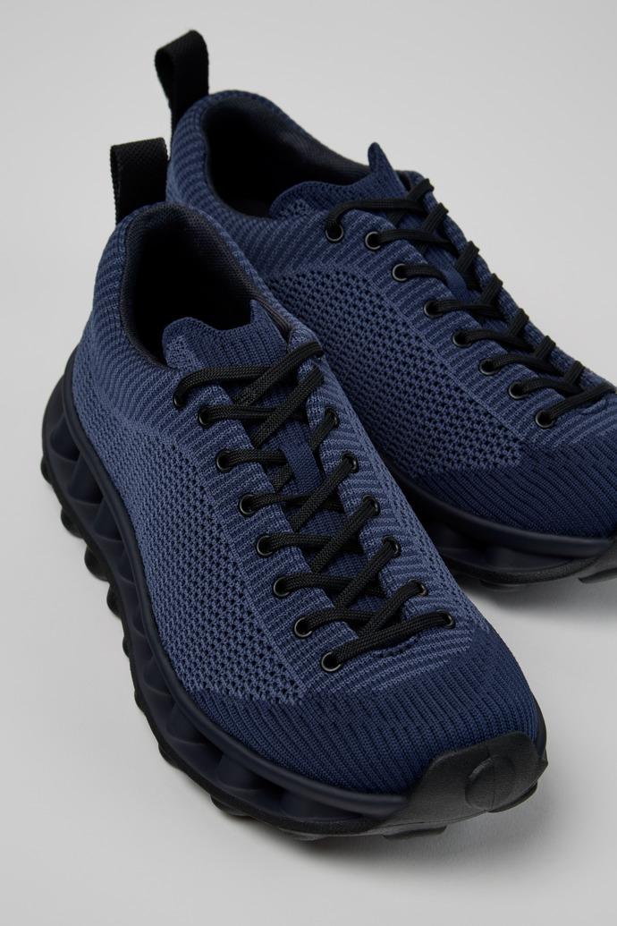 Camper x SUNNEI - PELOTISSIMA Blue and Black Textile Women's Sneakers. by CAMPER