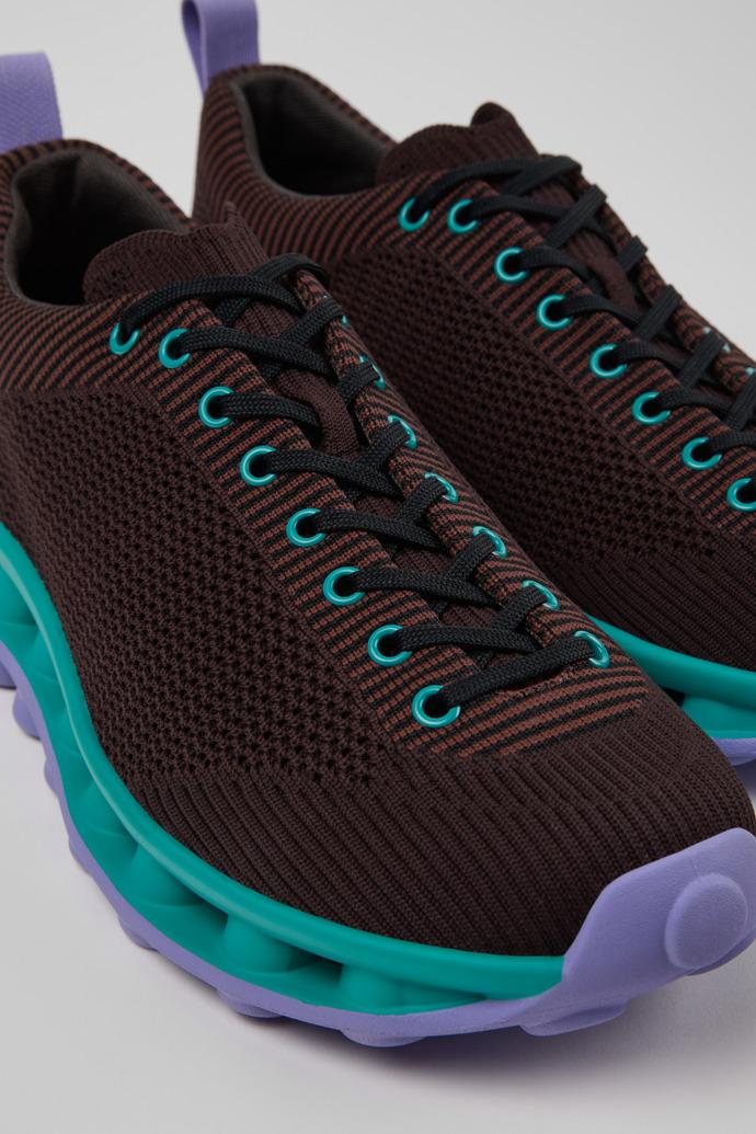 Camper x SUNNEI - PELOTISSIMA Brown, Blue and Purple Textile Sneakers for Men. by CAMPER
