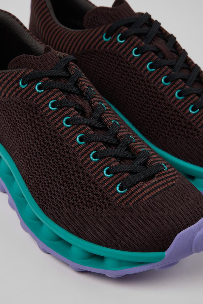 Camper x SUNNEI - PELOTISSIMA Brown, Blue and Purple Textile Sneakers for Women. by CAMPER