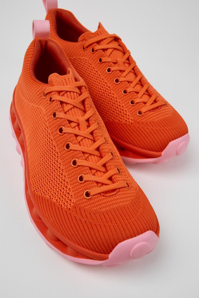 Camper x SUNNEI - PELOTISSIMA Pink, Orange and Red Textile Sneakers for Men. by CAMPER
