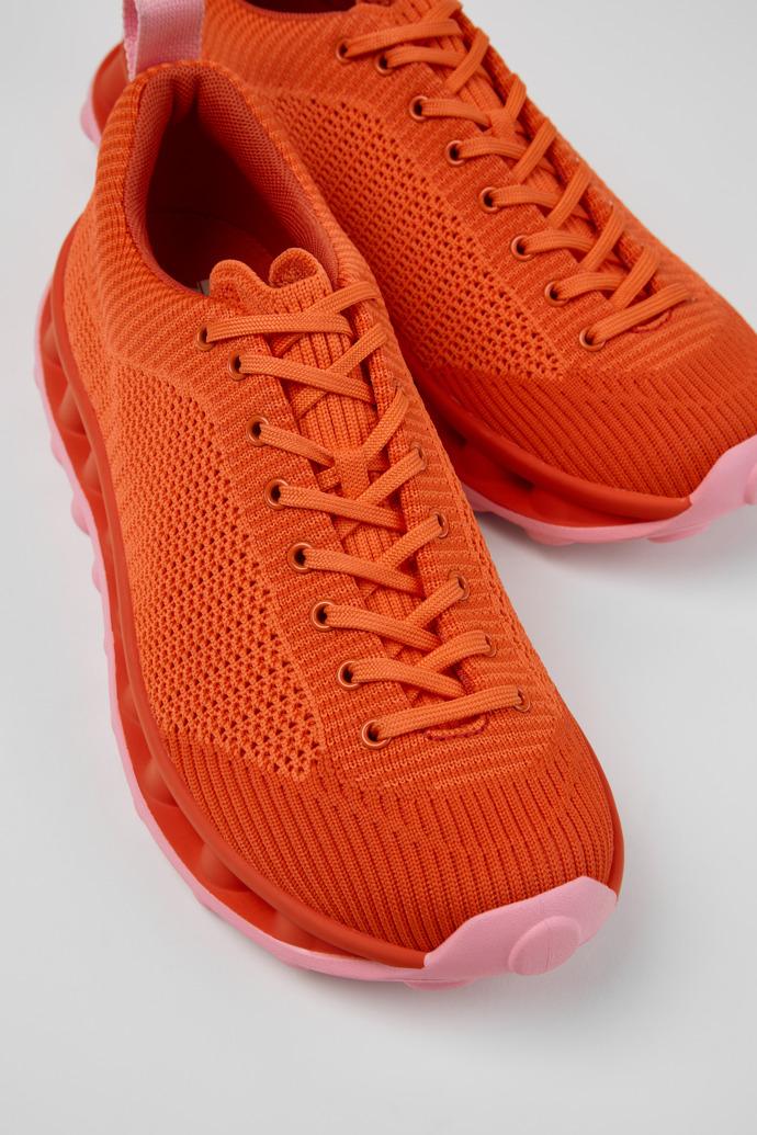 Camper x SUNNEI - PELOTISSIMA Pink, Orange and Red Textile Sneakers for Women. by CAMPER