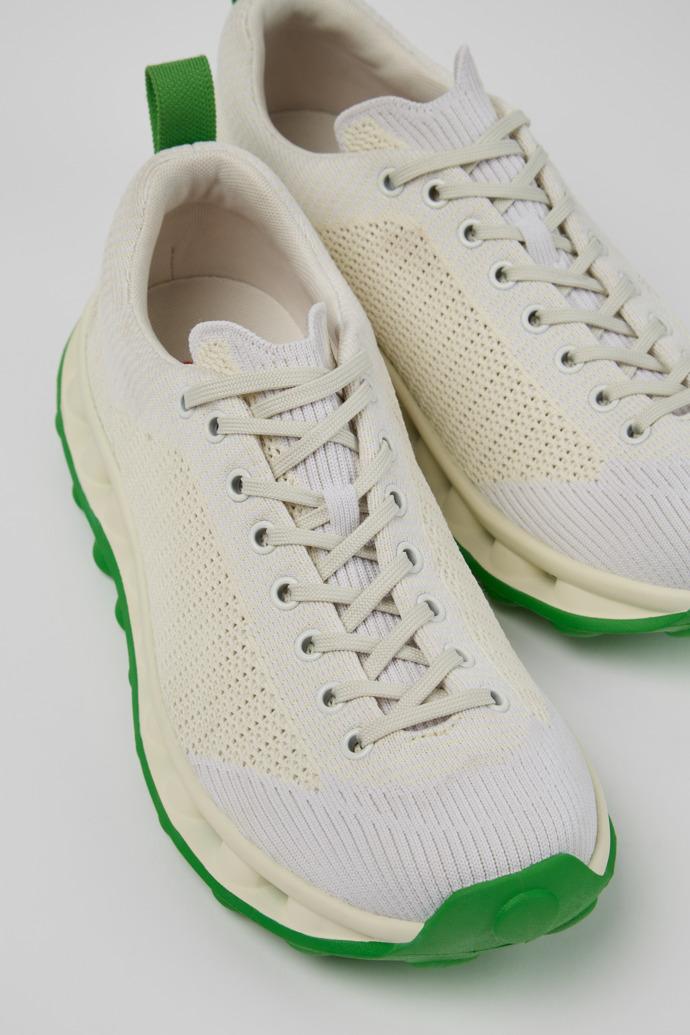 Camper x SUNNEI - PELOTISSIMA White and Green Textile Sneakers for Men. by CAMPER
