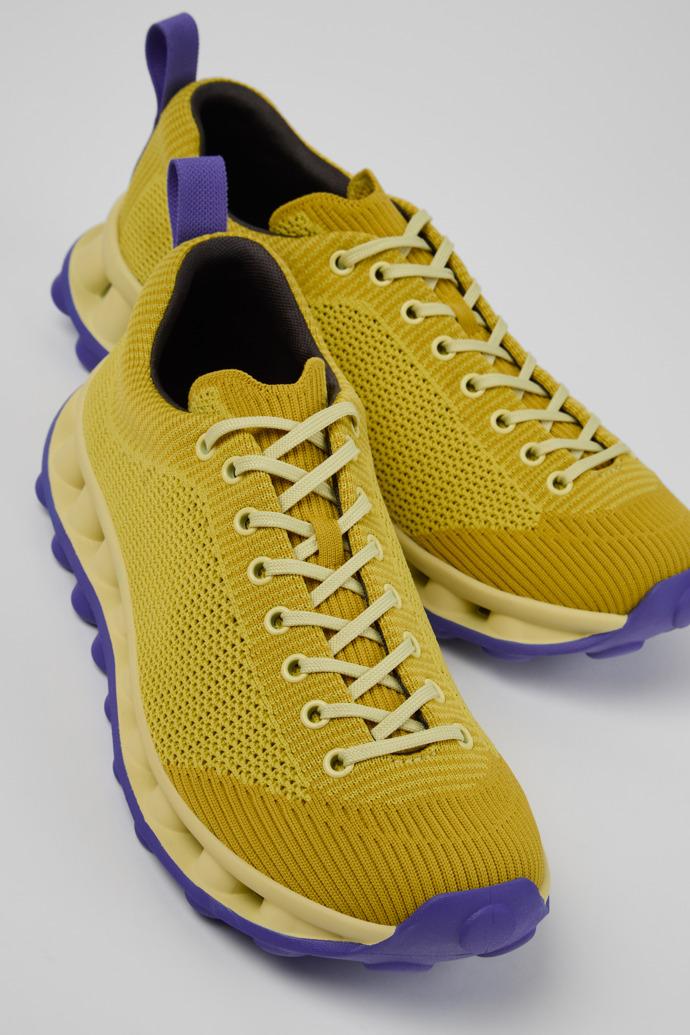 Camper x SUNNEI - PELOTISSIMA Yellow and Blue Textile Sneakers for Men. by CAMPER