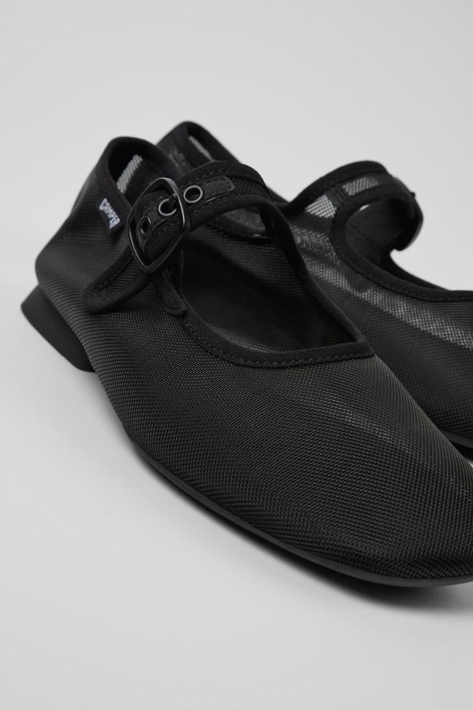 Casi Myra Black Recycled PET Shoes for Women. by CAMPER