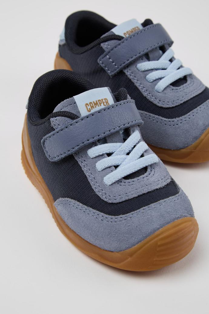 Dadda Blue textile and nubuck sneakers for kids by CAMPER