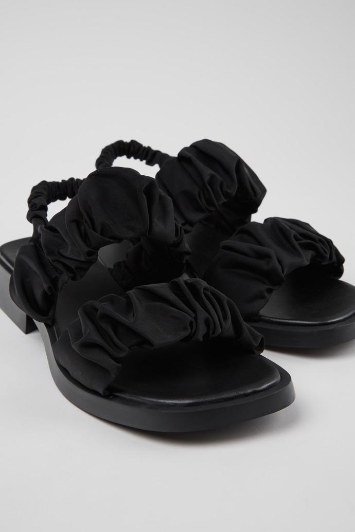 Dana Black Textile Sandals for Women. by CAMPER