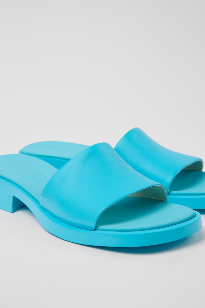 Dana Blue Leather Sandals for Women. by CAMPER