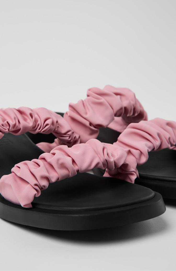 Dana Pink Recycled PET Sandals for Women. by CAMPER