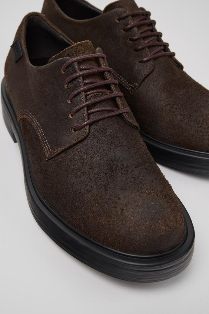 Dean Brown Nubuck Shoes for Men. by CAMPER