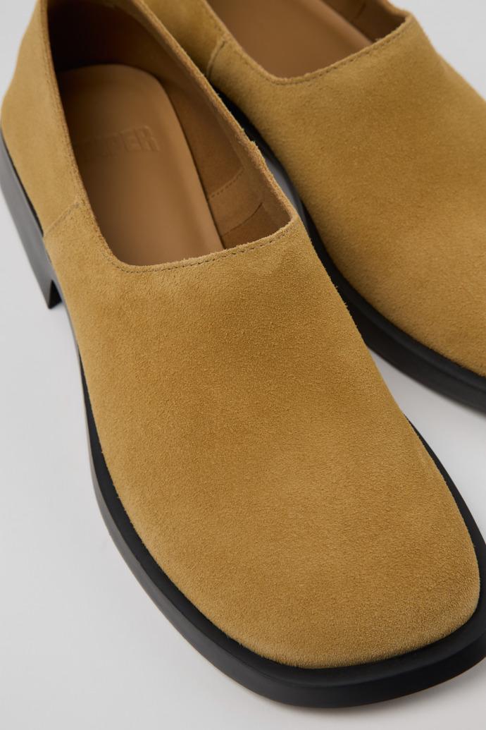 Donna Brown Suede Leather Moccasins for Women. by CAMPER