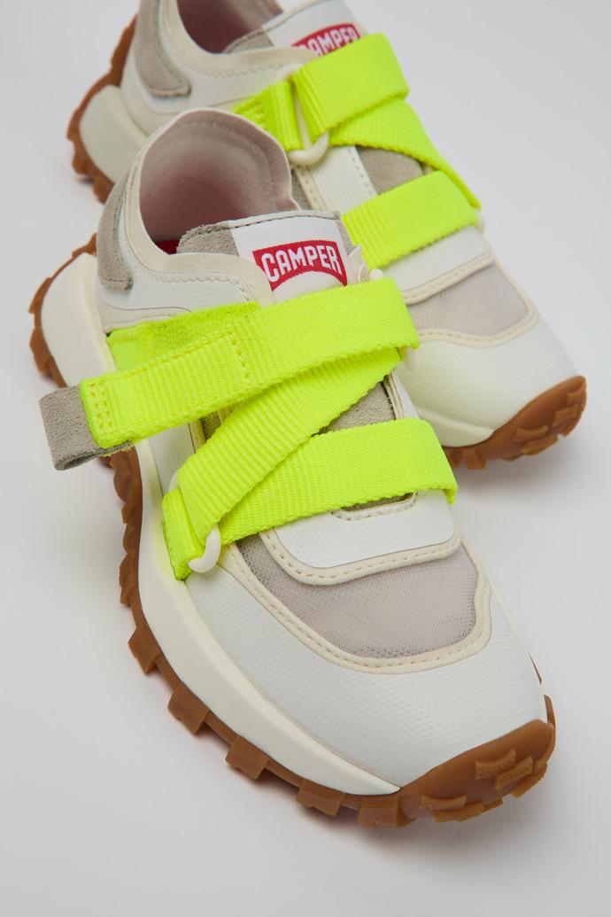 Drif Trail Multicolor Recycled PET and Nubuck Sneakers for Kids. by CAMPER