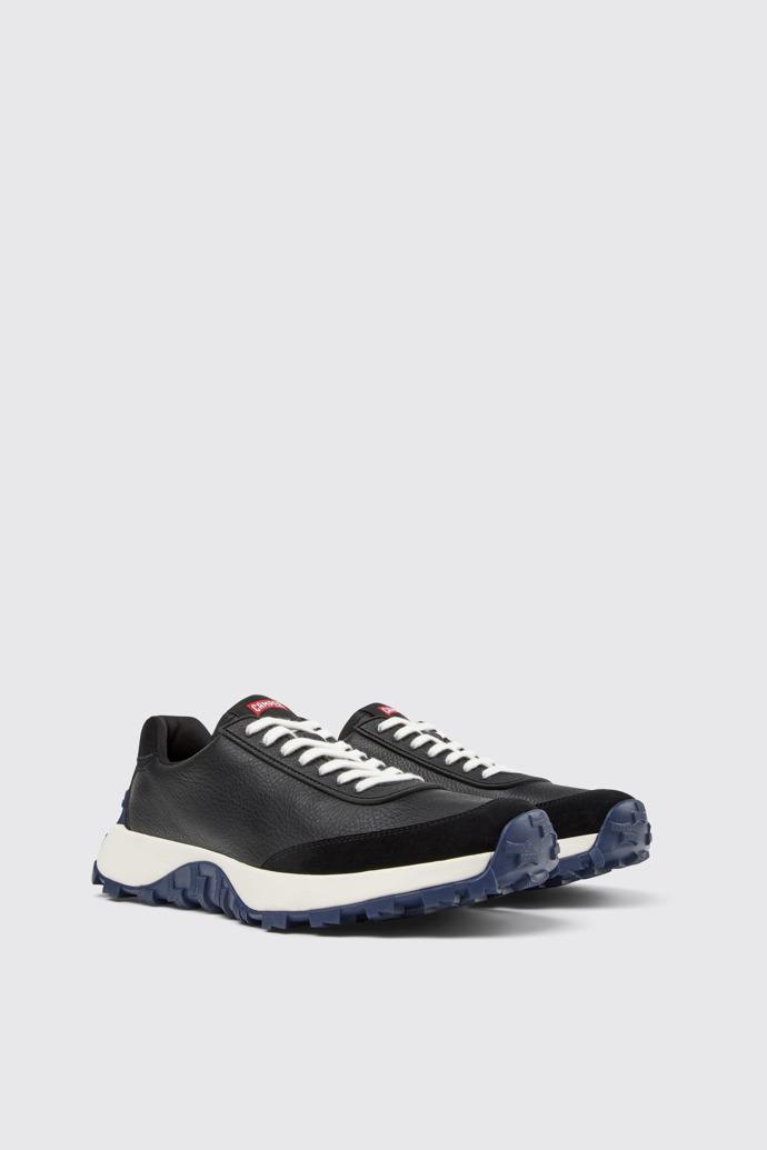 Drift Trail Black Leather and Nubuck Sneakers for Men. by CAMPER
