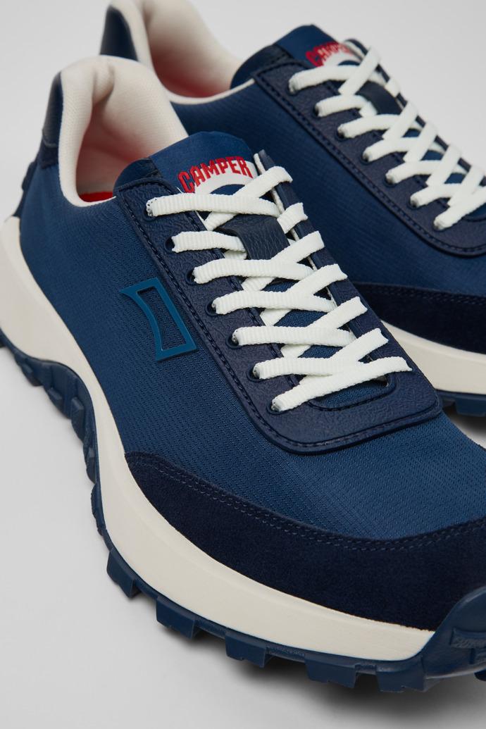 Drift Trail Blue Textile and Nubuck Sneakers for Men. by CAMPER